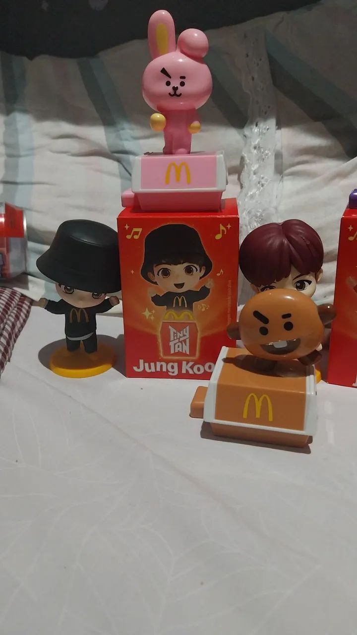 Coleção BTS TinyTAN McDonald's + BT21 Completa | Colecionador