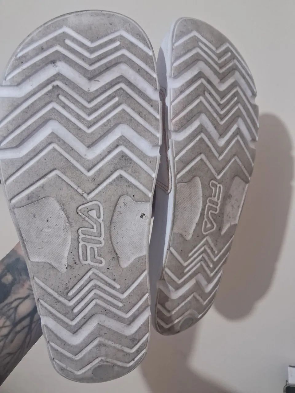 Chinelo  Slide Fila Branco 39 - Foto 2