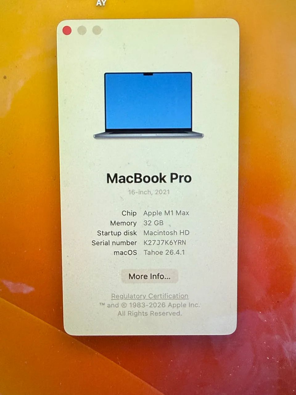 MacBook Pro 16 M1 Max  - Foto 3