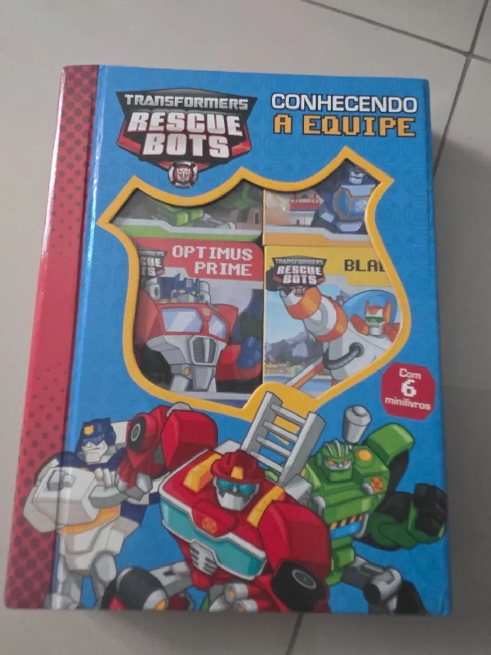 6 minilivros - Transformers Rescue Bots - Conhecendo a Equipe - Foto 3