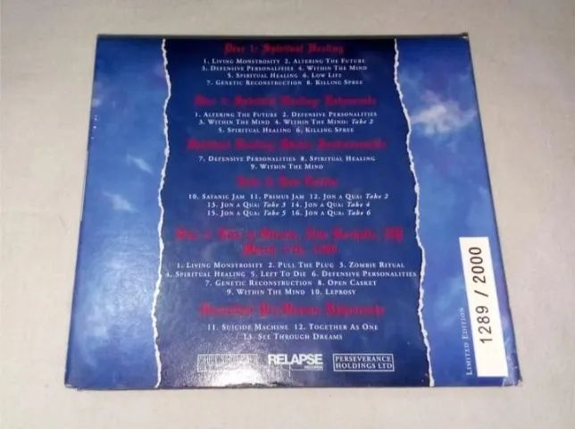 Death - Spiritual Healing - Cd Triplo Importado Eua - Foto 2