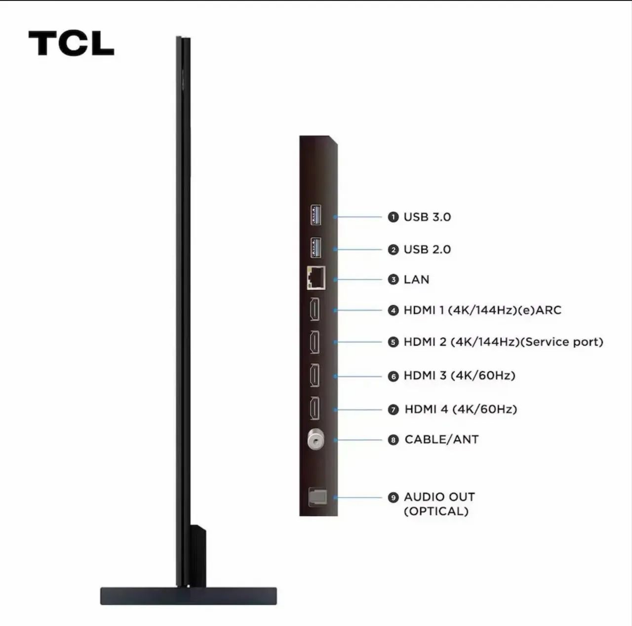 Tv tcl c8k 85 lacrada - Foto 2