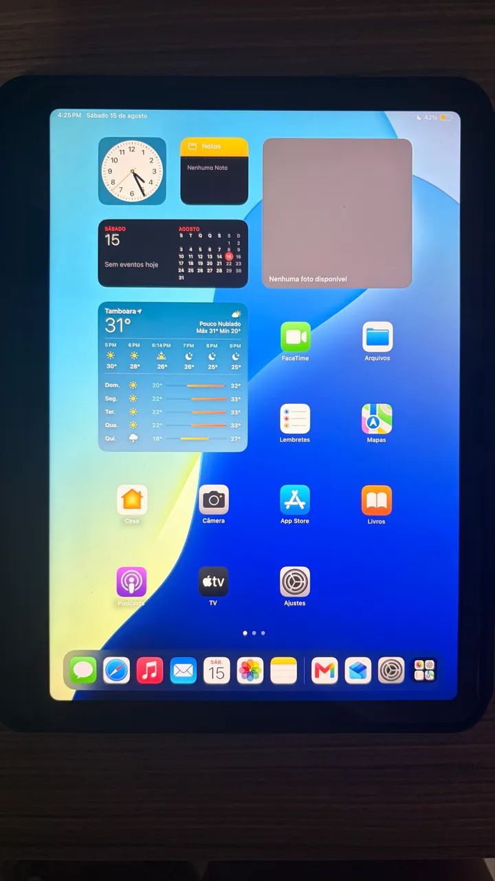 iPad 11 M3 128gb 1 MÊS DE USO (mesmo processador dos MacBooks) 