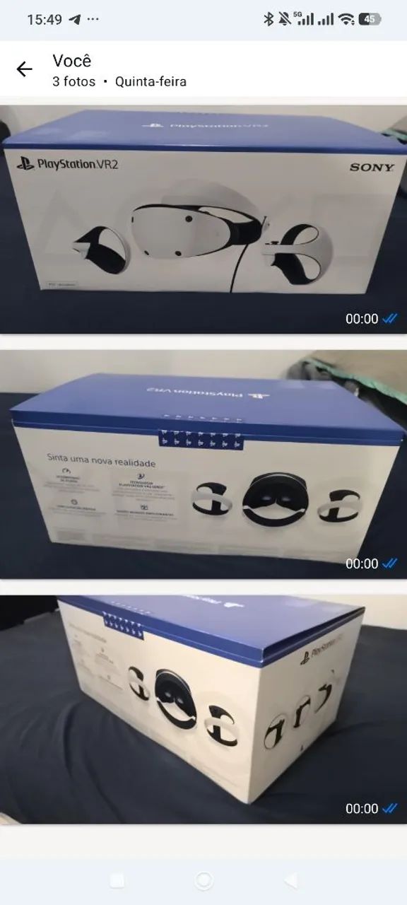 Óculos de realidade virtual PSVR2 semi novo - Foto 2