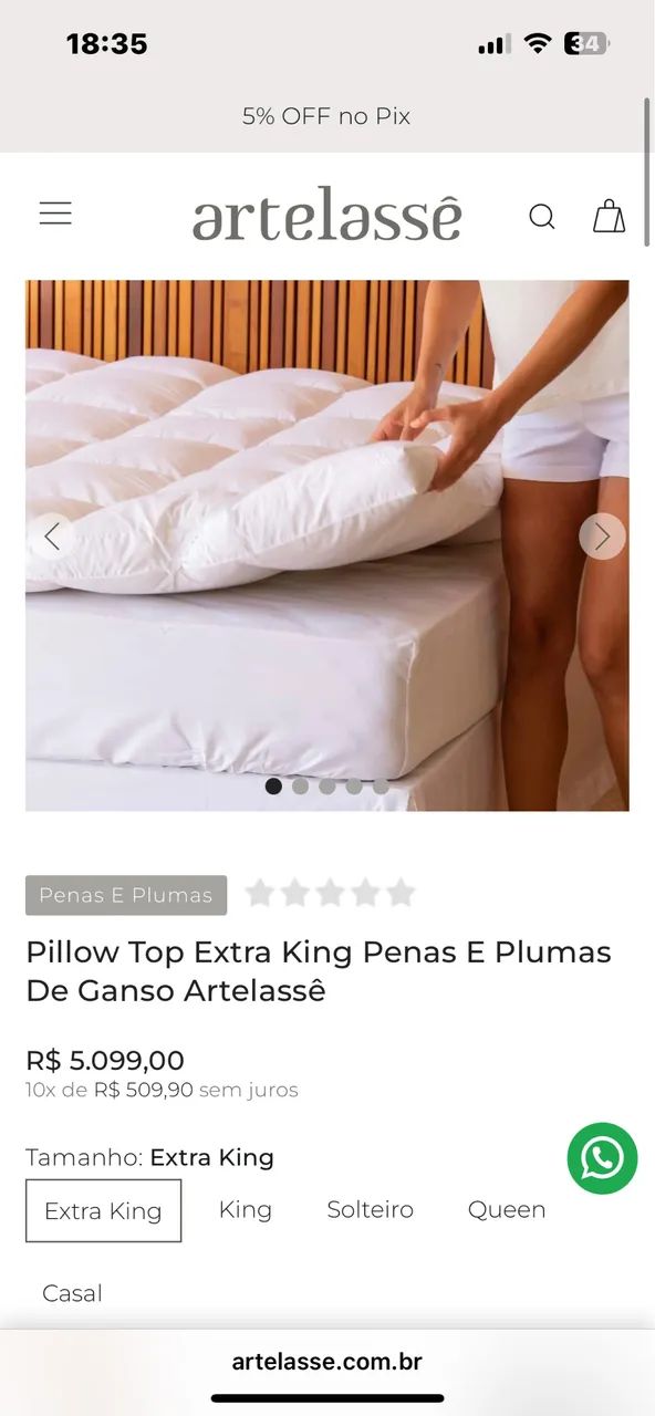 Pillow  top da Artelasse  - Foto 5