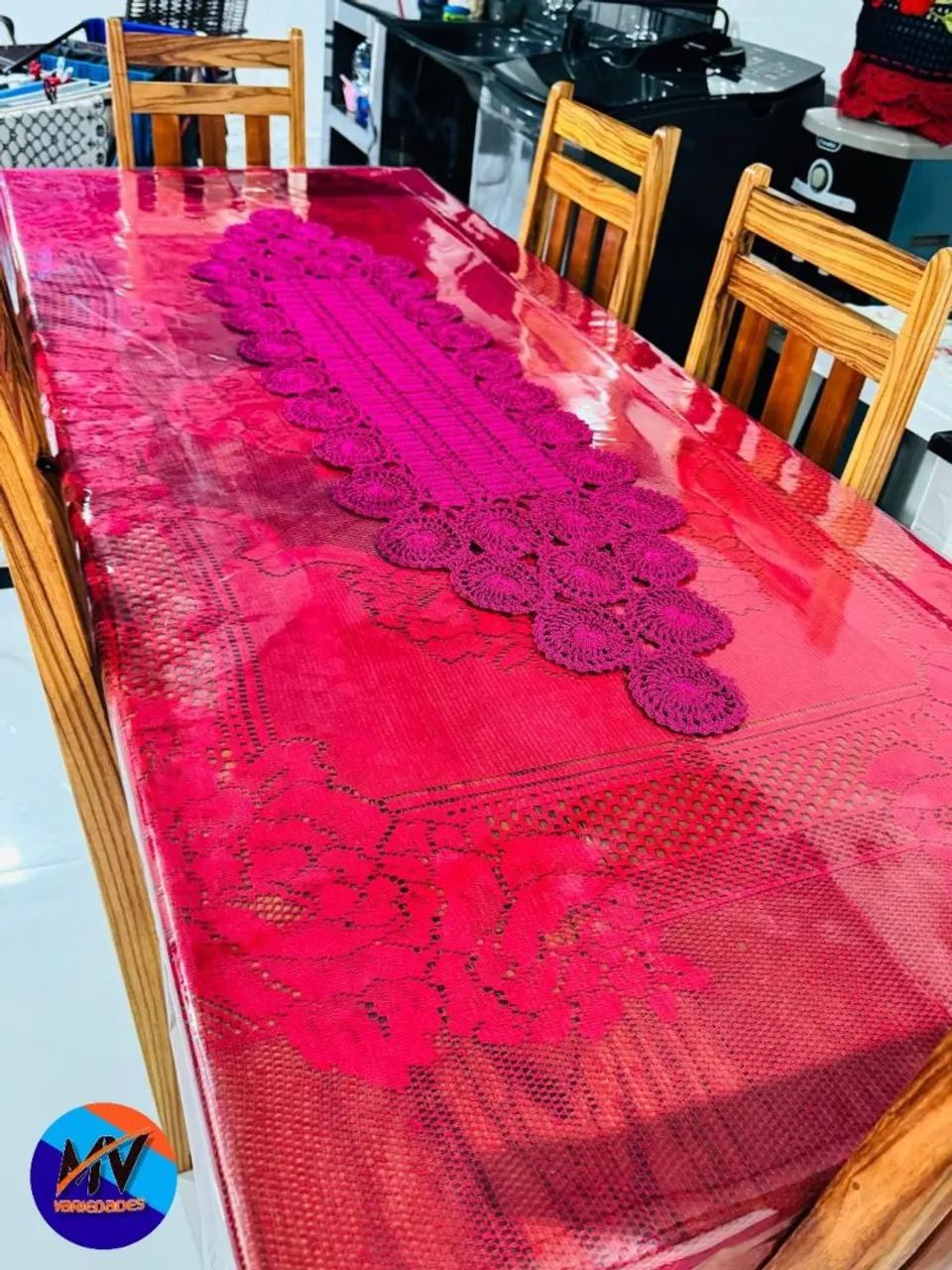 Toalha Para Mesa de Renda - Foto 4