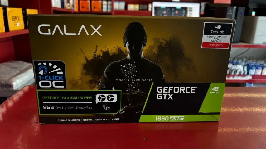 Placa de vídeo Galax GeForce GTX 1660 Super (1-Click OC)