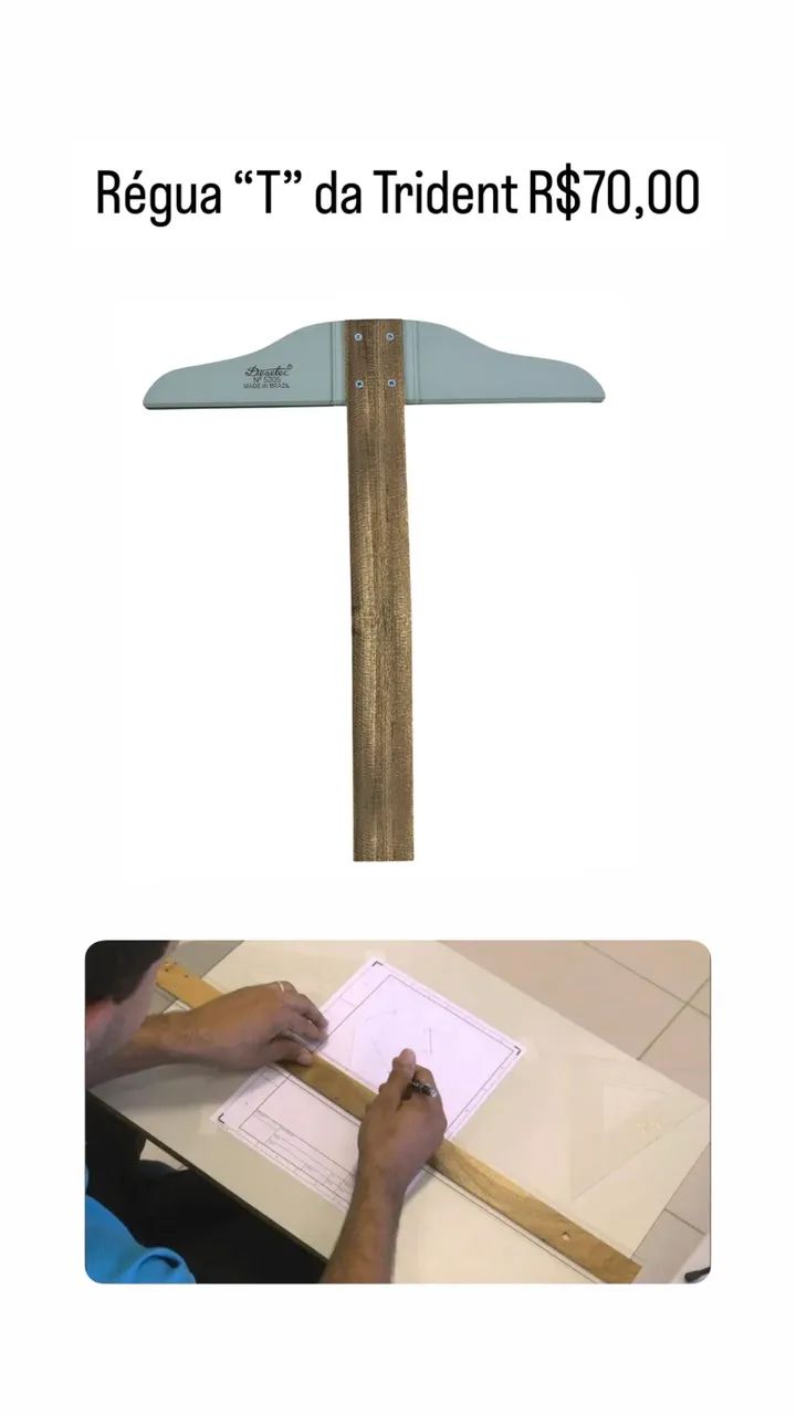 Régua ?T? da Trident 