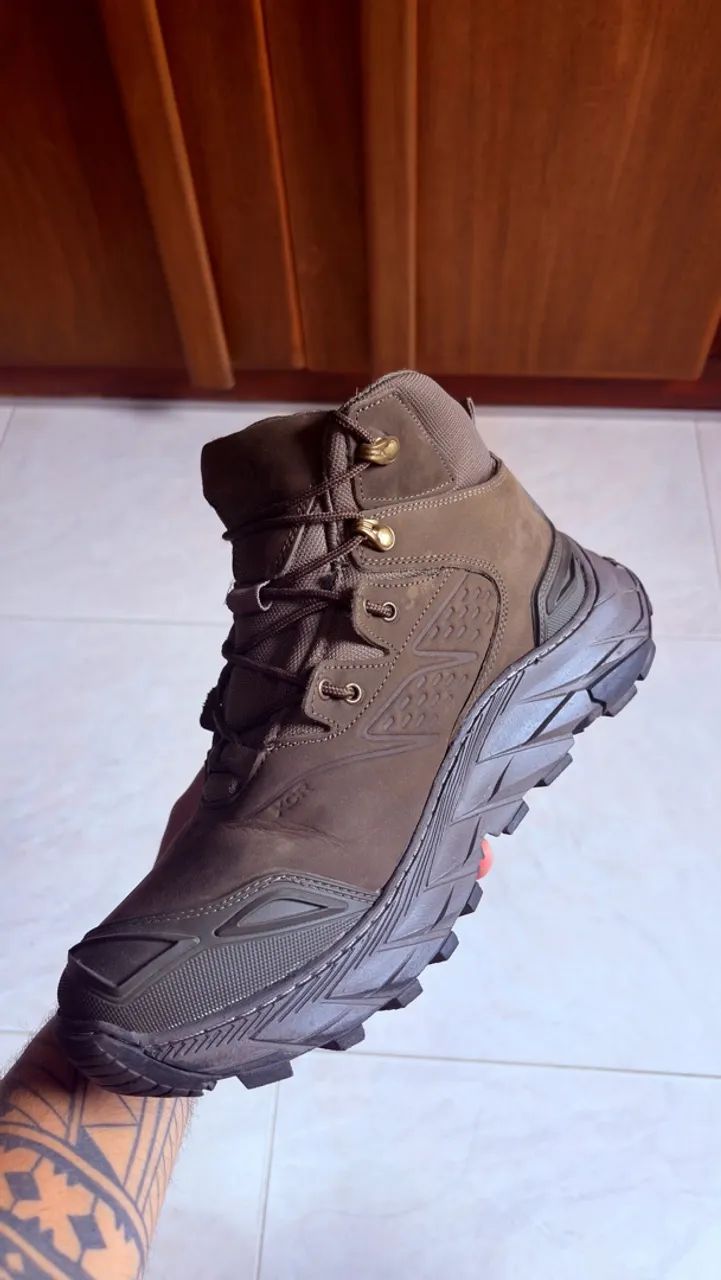 Bota Coturno couro - Foto 4