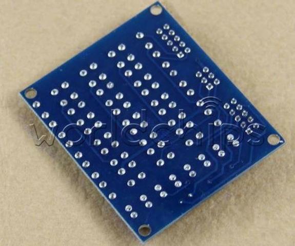 COD-AM244 Teclado 4x4 Matrix Array 16 interruptor de chave Teclado 8 Led 4 Botõe Ardui - Foto 2