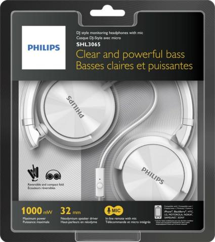 Fone de Ouvido C/Microfone Philips SHL-3065WT