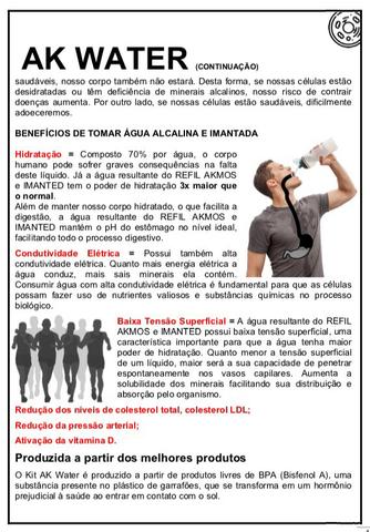 Jarra Ak Walter -Água alcalina, imantada e filtrada - Foto 5
