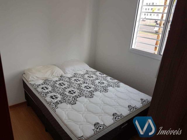 Apartamento mobiliado com 2 quartos no Cond. Lagoa Dourada - Jd. Acquaville, Londrina/PR - Foto 9