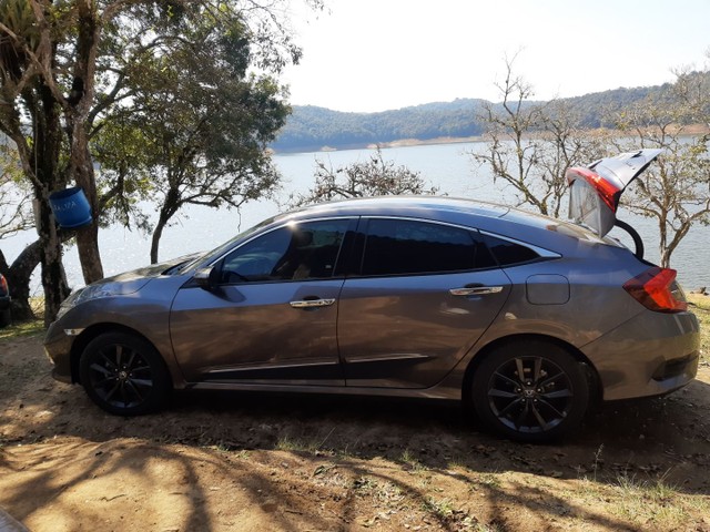 HONDA CIVIC EXL, 2020, CINZA BARIUM