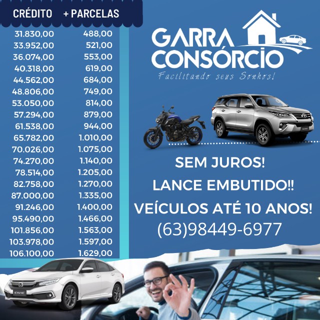 CONSÓRCIO EM ANDAMENTO