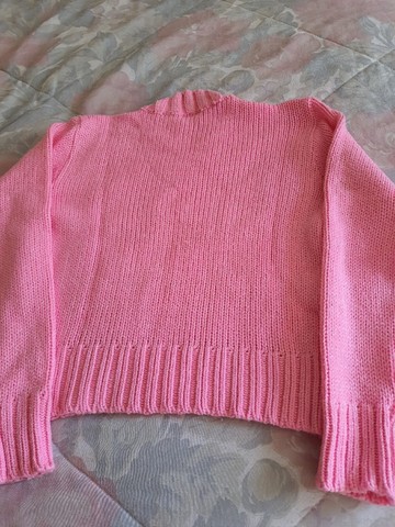 Blusão de lã P feminino  - Foto 4