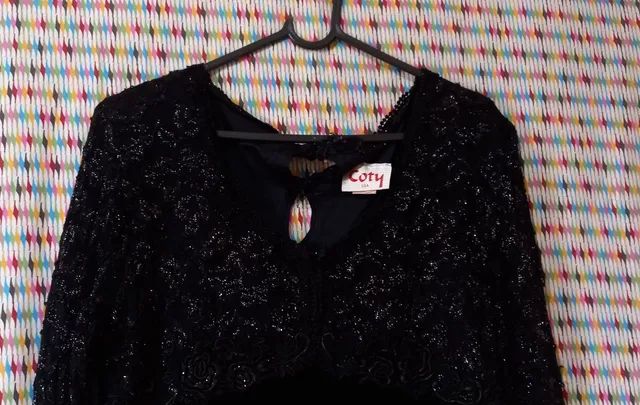 Vestido de festa em veludo tamanho G