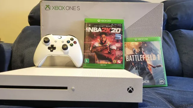 Xbox One S Original + Game Pass 300 Jogos Originais