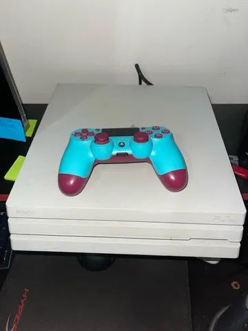 Console Playstation 4 Pro Branco 1 Tera + Garantia + Nfe