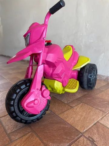 Motinha Eletrica Pink Infantil com Marcha Frente e Ré 6v/3+