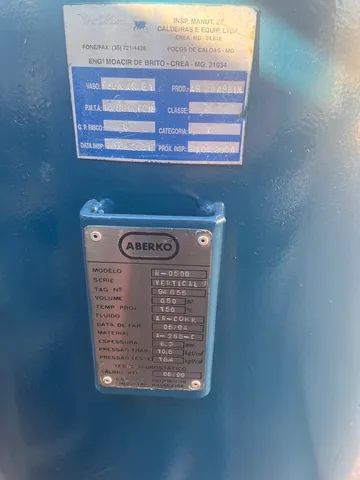 Tanque de ar comprimido vertical - marca aberko - Foto 2