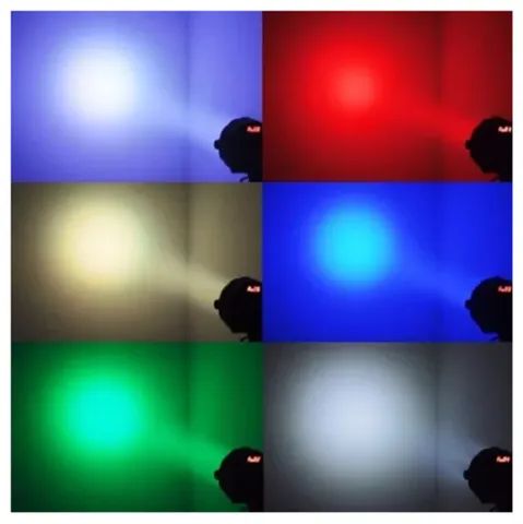 Canhão Refletor de Luz 36 LedsRGB, Função DMX Strobo Digital - Foto 2