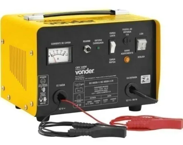 Carregador De Bateria 12v 150 Ah Cbv1600 Vonder