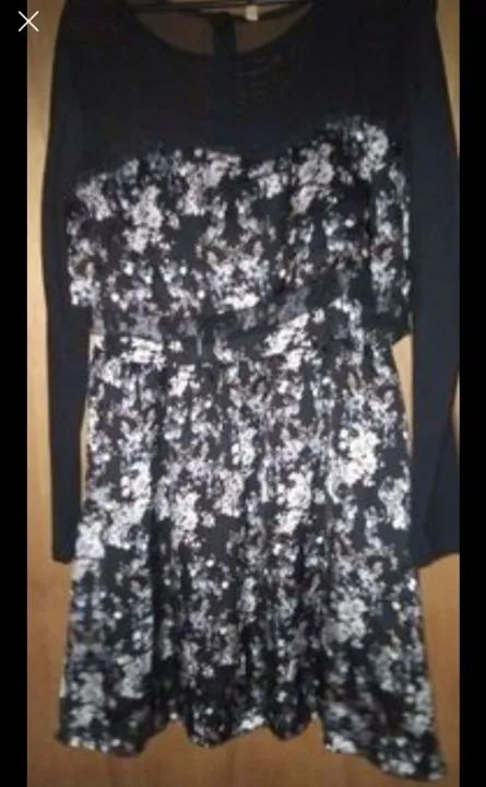 Vestido manga tule M - Foto 5