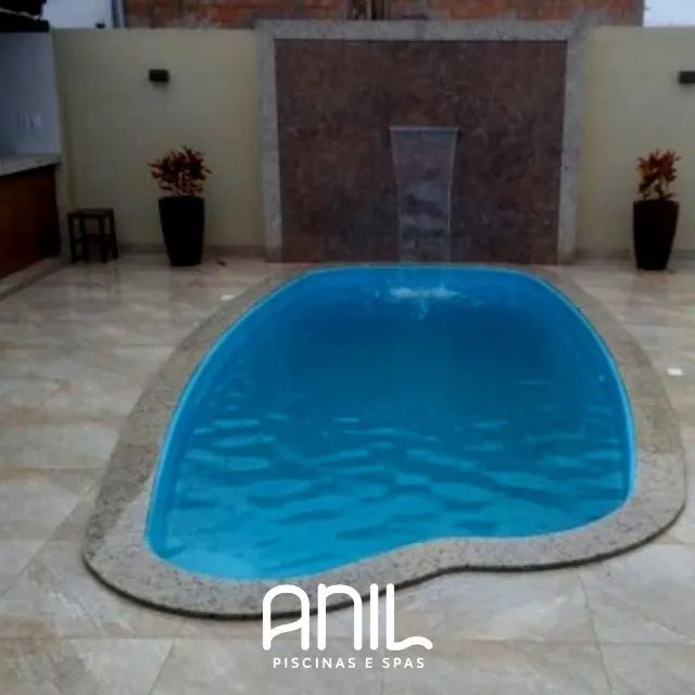 Piscina de fibra 5,80 metros oval com escada - Promoção direto de fábrica  - Foto 4