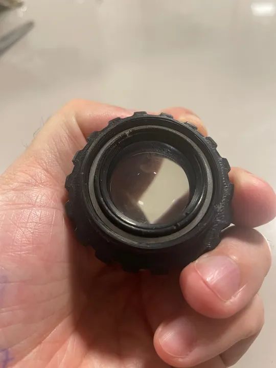 Lente Carl Zeiss Jena Nr 2552790 1:1.5 50mm com filtro e adaptador L39 - Foto 3