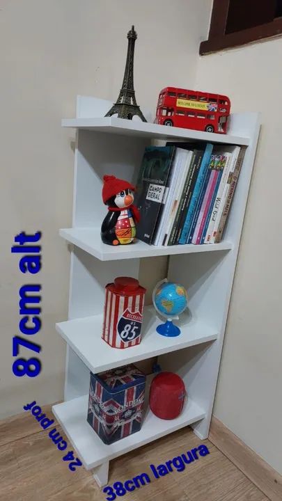 Estante de canto, nicho 100% mdf - Foto 3