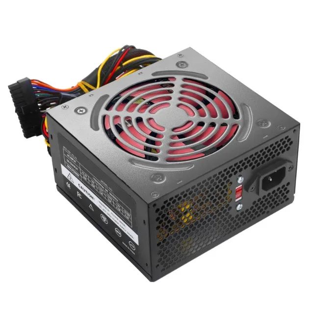 Fonte Atx Gamer 500Wts Real Octo Conectores 24 Pinos/2 Molex/Pci 6 Pinos/2 Sata/cabo força - Foto 3