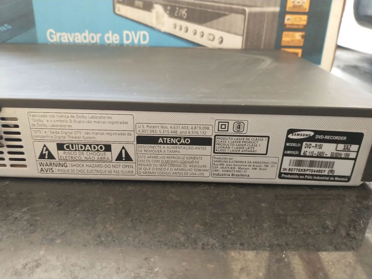 Gravador de DVD Samsung R150 - Foto 4