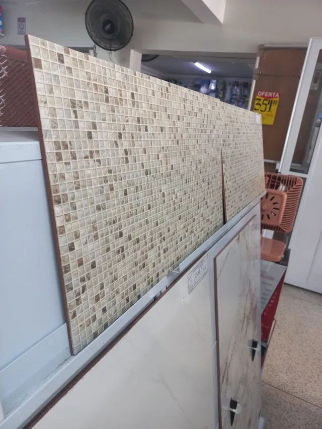 Revestimento 33x59 Pastilha Bege Lef - Foto 3