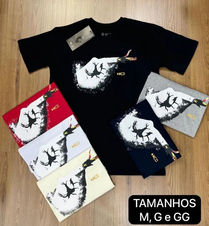 Camiseta Masculina de Marca em Atacado