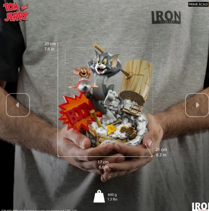 Tom e Jerry Prime Scale Iron Studios - Foto 5