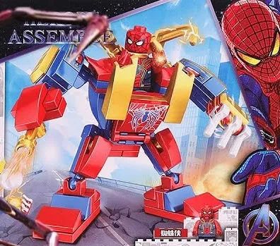 Lego Heroi Assemblemg535a 90 / 91 Pçs Homem Aranha - Foto 2