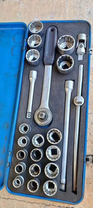 Jogo soquete estriado GEDORE 23 pçs 