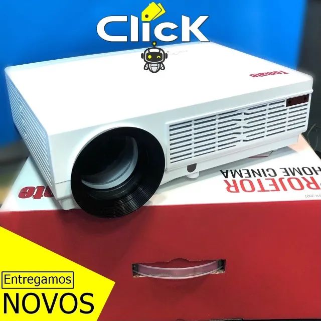 (Novo) Projetor Home Cinema Tomate Mpr 2002 3000 Lumens Branco