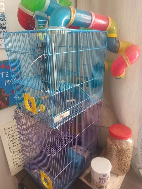 Gaiola para Roedores - 2 Andares