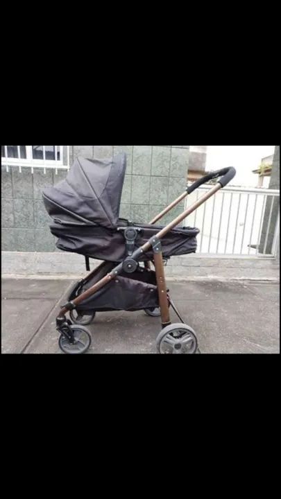 Carrinho de bebê moisés com bebê conforto - Galzerano - Foto 3