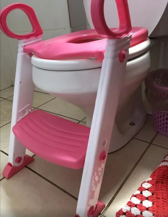 Troninho infantil assento redutor vaso sanitário  - Foto 3
