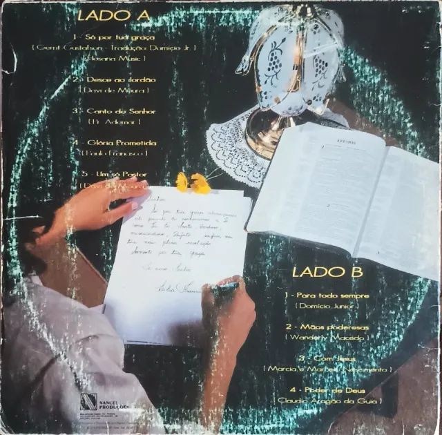 Lp Disco de Vinil Gospel Evangélico Lília Franco - Só Por Tua Graça - Foto 2