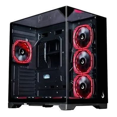 Gabinete Gamer Rise Mode Galaxy Full Glass, Mid Tower, ATX, Lateral e Frente em Vidro 