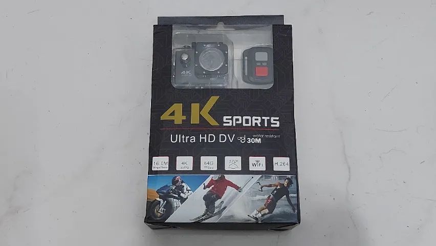 Camera de ação 4k com acessórios