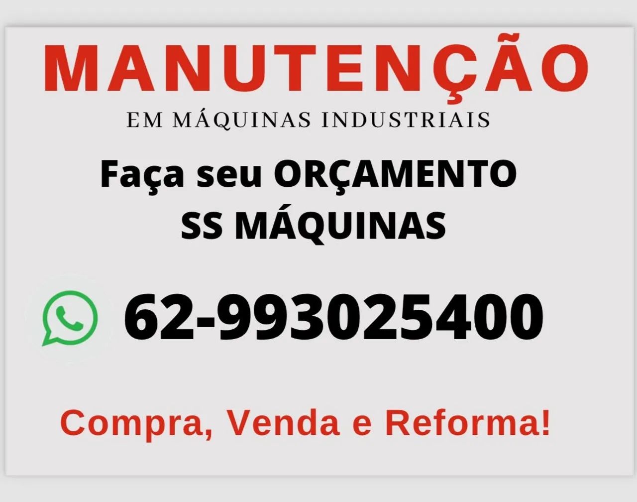 Manutenção em equipamentos Industriais 