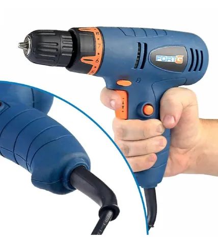 Parafusadeira e Furadeira Elétrica 280W FortG-Pro Vel Variável e Reversível 3/8 pol 220v - Foto 4