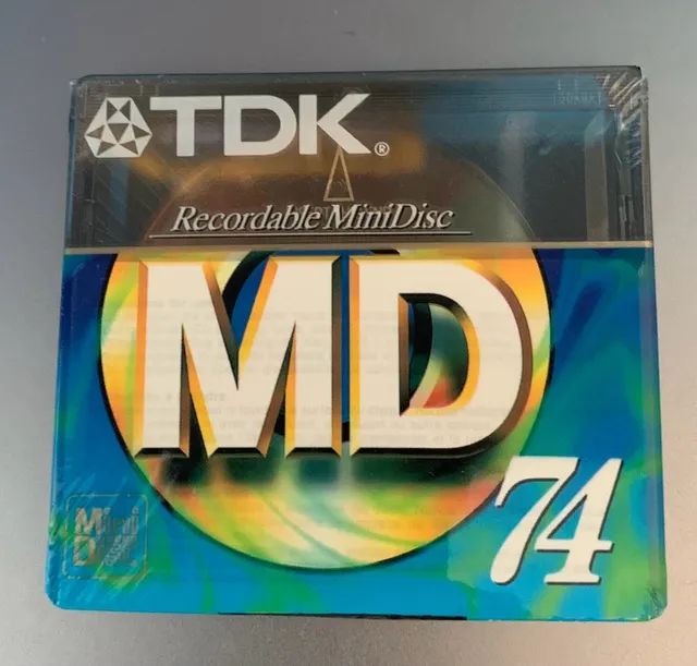 MD TDK 74min Regravável Lacrado