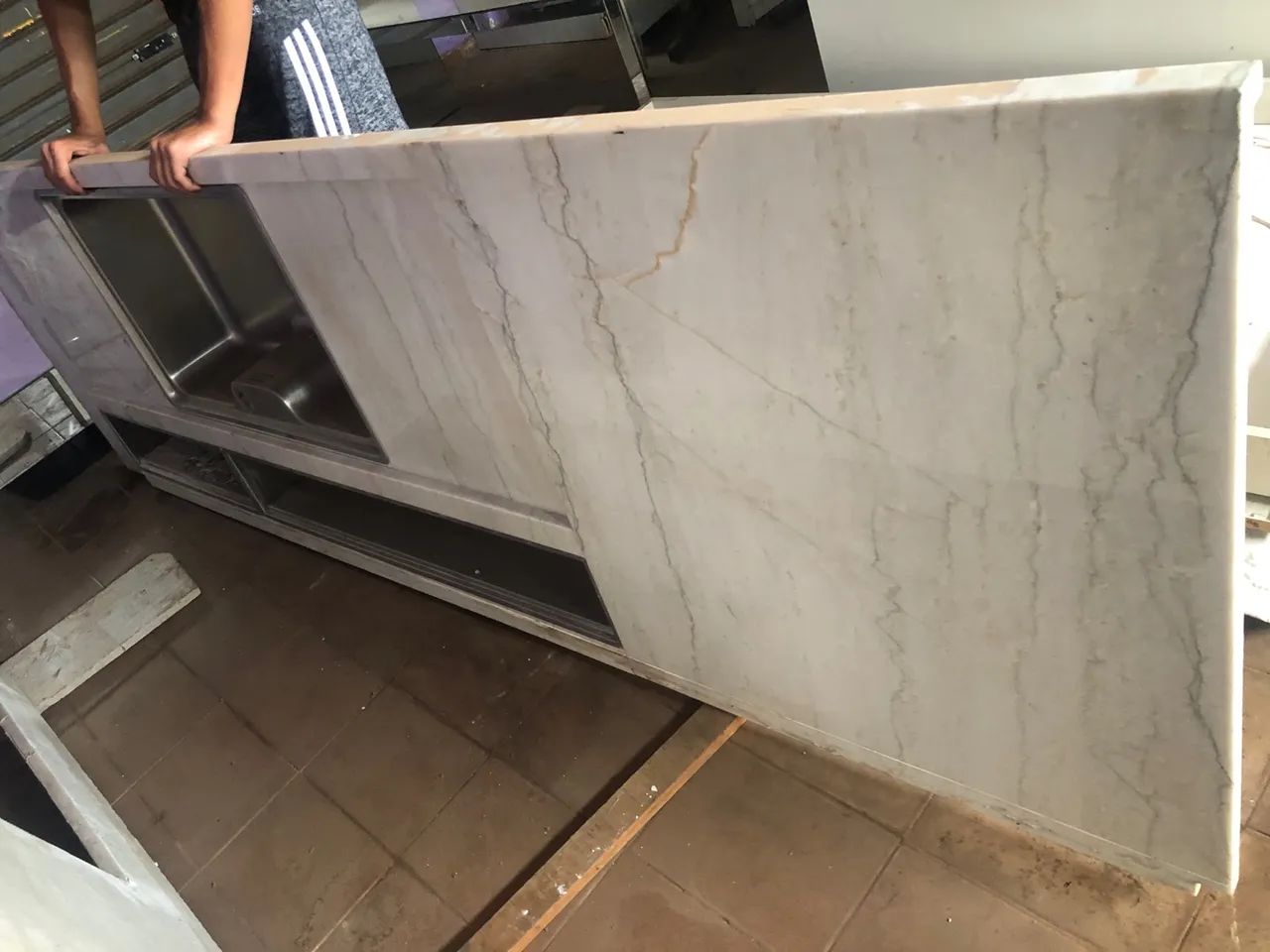 Cozinha Quartzito Mont Blanc  - Foto 3