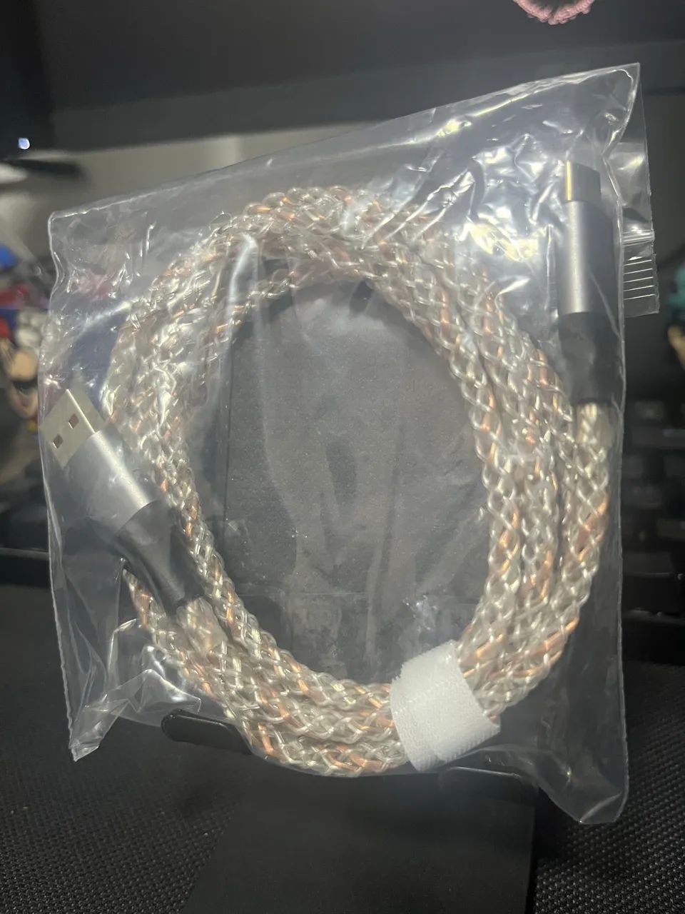 Cabo RGB Everglide USB-C para Teclado Mecânico e Magnético 1 M - Foto 5